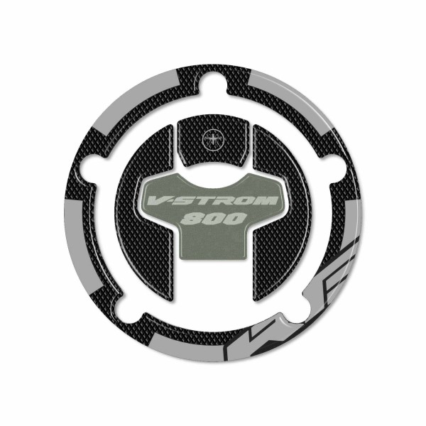 Adhesivo 3D compatible con Suzuki V-Strom 800RE Protección tapa depósito moto