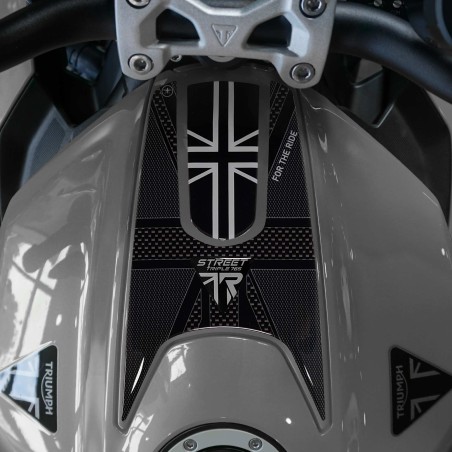 Adesivo Sopraserbatoio moto compatibile con Triumph Street Triple 765 R 2023-24