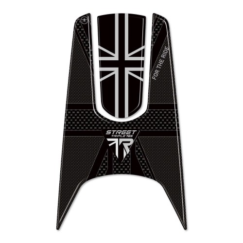 Motorbike Tank Pad Sticker compatible with Triumph Street Triple 765 R 2023-24 2
