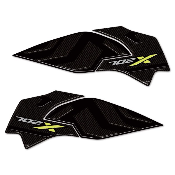 Adhesivos 3D Protectores laterales del depósito de moto compatibles con Benelli TRK 702X