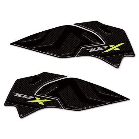 3D Stickers Motorcycle Tank Side Protections Compatible with Benelli TRK 702X