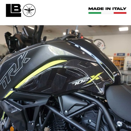 3D Stickers Motorcycle Tank Side Protections Compatible with Benelli TRK 702X