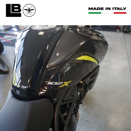3D Stickers Motorcycle Tank Side Protections Compatible with Benelli TRK 702X