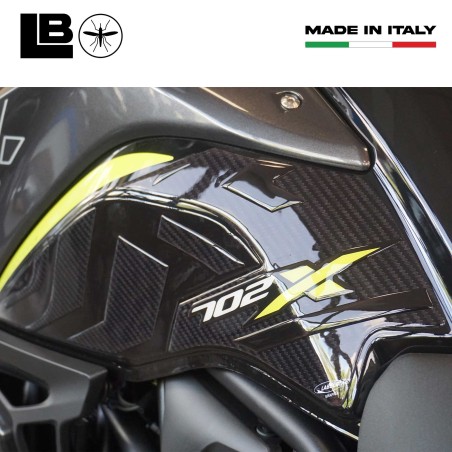 3D Stickers Motorcycle Tank Side Protections Compatible with Benelli TRK 702X