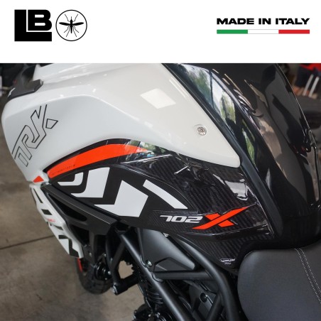Adhesivos 3D Protectores laterales del depósito de moto compatibles con Benelli TRK 702X