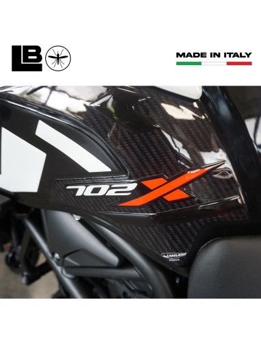 3D Stickers Motorcycle Tank Side Protections Compatible with Benelli TRK 702X