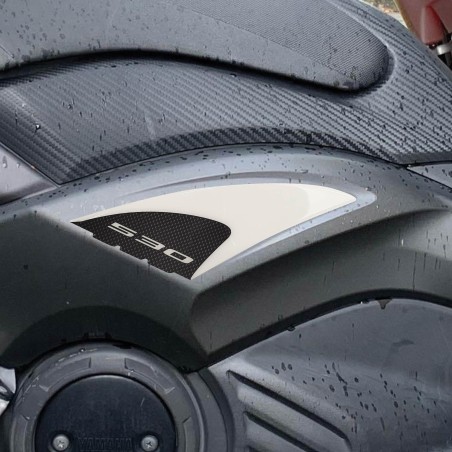 Kit de 2 PEGATINAS DE RESINA TMAX 530 Pegatinas 3D PROTECCIÓN RAYAS YAMAHA 2012-2016