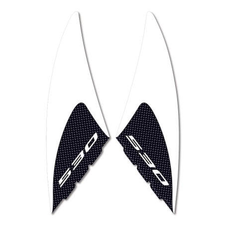 Kit de 2 PEGATINAS DE RESINA TMAX 530 Pegatinas 3D PROTECCIÓN RAYAS YAMAHA 2012-2016