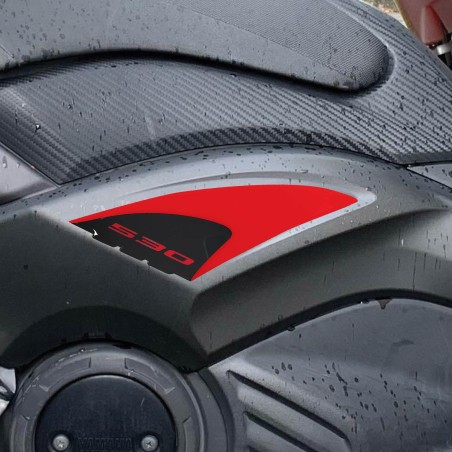 Kit de 2 PEGATINAS DE RESINA TMAX 530 Pegatinas 3D PROTECCIÓN RAYAS YAMAHA 2012-2016