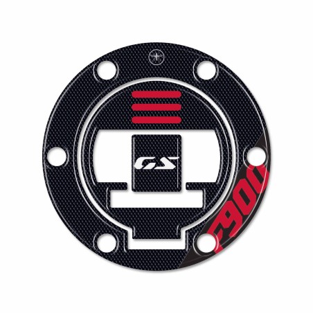 Protección adhesiva 3D para el tapón del depósito de la moto compatible con BMW F900 GS 2024