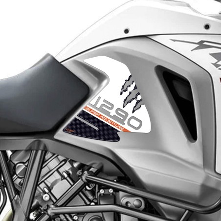 ADESIVI 3D PROTEZIONI LATERALI SERBATOIO x compatibili KTM 1290 SUPER ADVENTURE