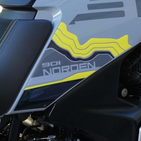 Protezioni laterali adesivi serbatoio compatibili con Husqvarna Norden 901 2024