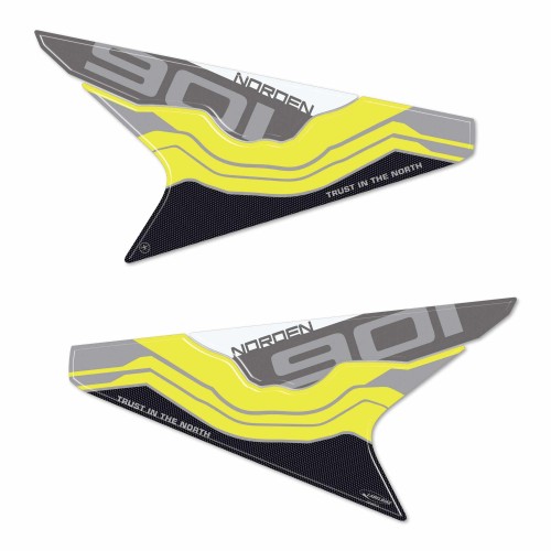Pegatinas 3D moto cola paneles laterales compatibles con Husqvarna Norden 901 2024 2