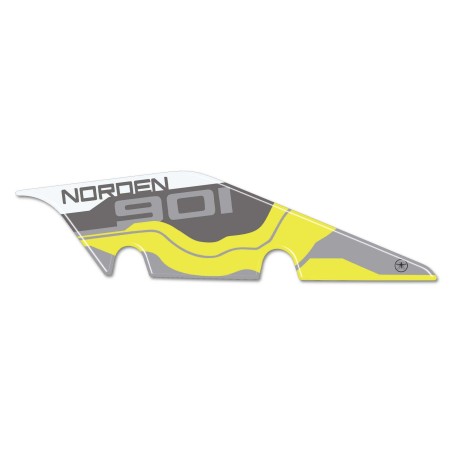 Adesivo 3D Protezione cinghia moto compatibile con Husqvarna Norden 901 2024