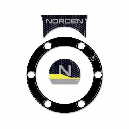 Adesivi 3D Tappo Serbatoio Chiave moto compatibile con Husqvarna Norden 901 2024