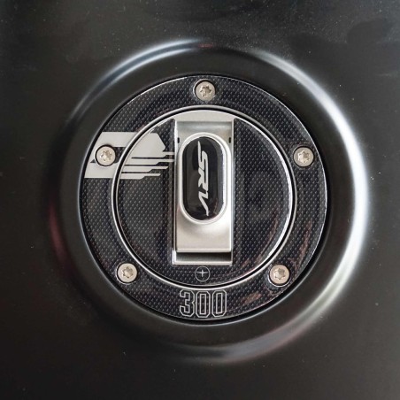 Adhesivo 3D Protección tapa depósito moto compatible con QJ Motor SRV 300
