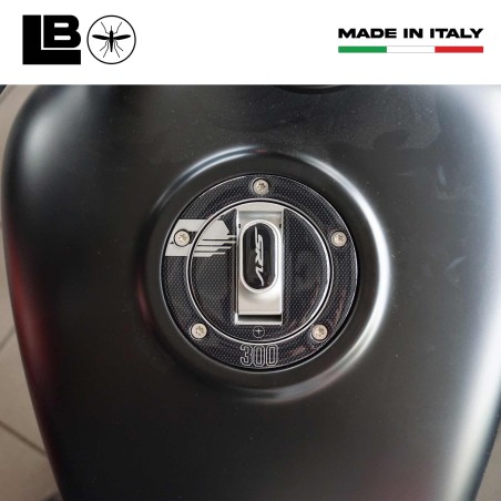 Adesivo 3D Protezione tappo serbatoio moto compatibile con QJ Motor SRV 300