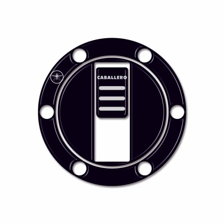 Autocollant 3D Bouchon de réservoir protection moto compatible avec Fantic Caballero