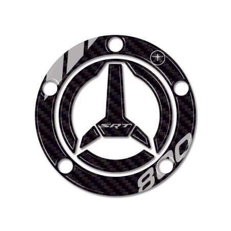 Adesivo 3D Protezione Tappo Serbatoio moto compatibile con QJ Motor SRT 800 SX
