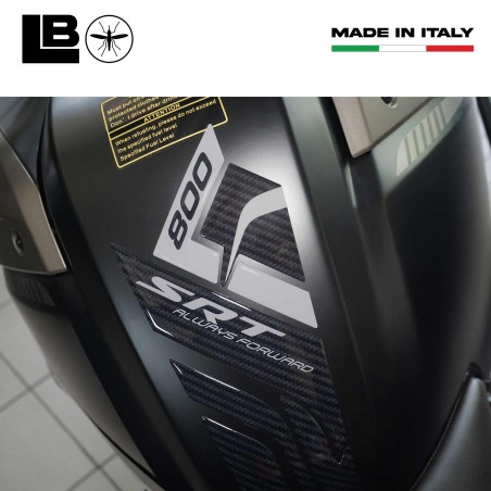 Paraserbatoio Adesivo protezione serbatoio compatibile con QJ Motor SRT 800 SX