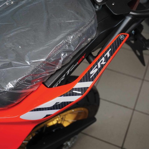 Adesivi Gel 3D protezioni Maniglie moto compatibili con QJ Motor SRT 800 SX