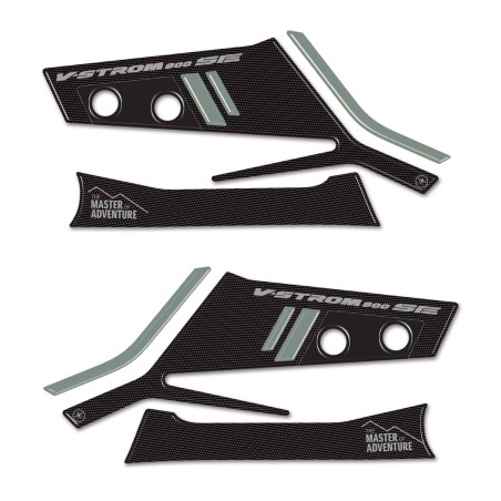 Stickers moto 3D pour garde-mains compatibles avec Suzuki V-Strom 800SE