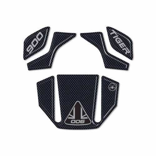 Adesivo 3D Protezione Zona Chiave moto compatibile con Triumph Tiger 900 2024