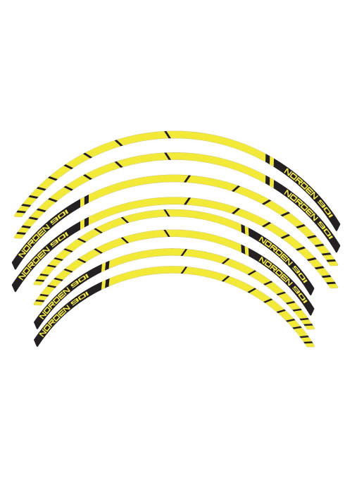 Husqvarna Norden 901 compatible motorbike rim sticker kit 2