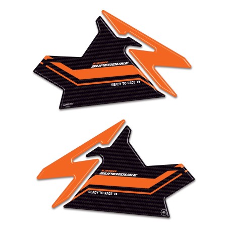 Protezioni laterali Adesivi 3D moto compatibili con KTM 1390 Super Duke R 2024