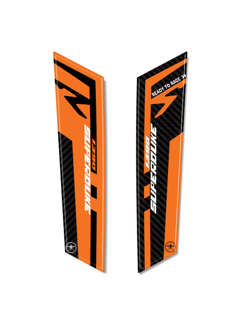 Adesivi 3D Parasteli Parafango moto compatibili con KTM 1390 Super Duke R 2024 2