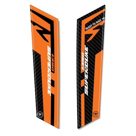 Adesivi 3D Parasteli Parafango moto compatibili con KTM 1390 Super Duke R 2024