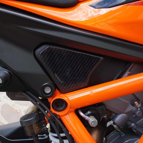 Adhesivos de protección del área del chasis de la motocicleta compatibles con KTM 1390 Super Duke R 2024