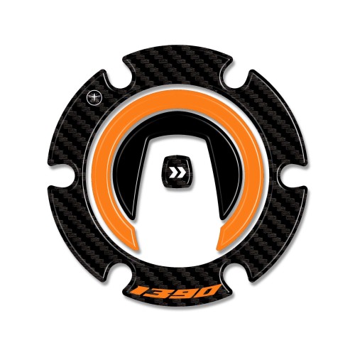 Aufkleber 3D Tankdeckelschutz kompatibel mit KTM 1390 Super Duke R 2024 2