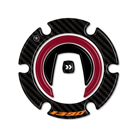 Adesivo 3D Protezione Tappo Serbatoio compatibile con KTM 1390 Super Duke R 2024