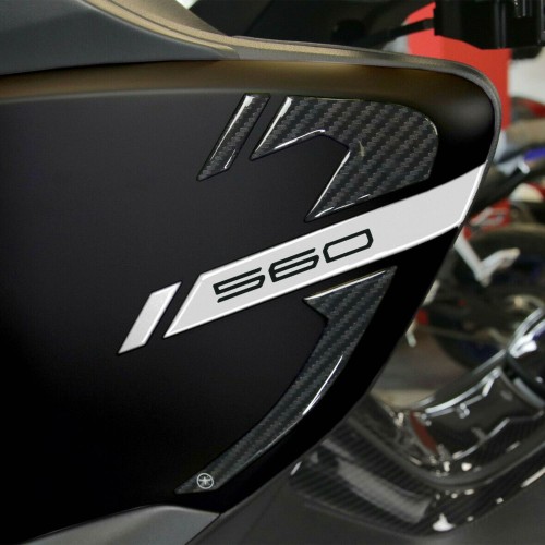 2 ADESIVI gel 3D PARASPIGOLI CARENE scooter compatibili YAMAHA TMAX 560 2020-21