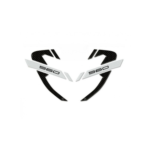 2 ADESIVI gel 3D PARASPIGOLI CARENE scooter compatibili YAMAHA TMAX 560 2020-21