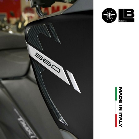 2 ADESIVI gel 3D PARASPIGOLI CARENE scooter compatibili YAMAHA TMAX 560 2020-21