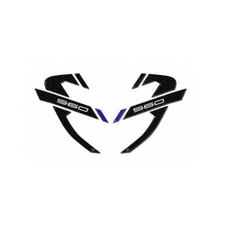 2 ADESIVI gel 3D PARASPIGOLI CARENE scooter compatibili YAMAHA TMAX 560 2020-21