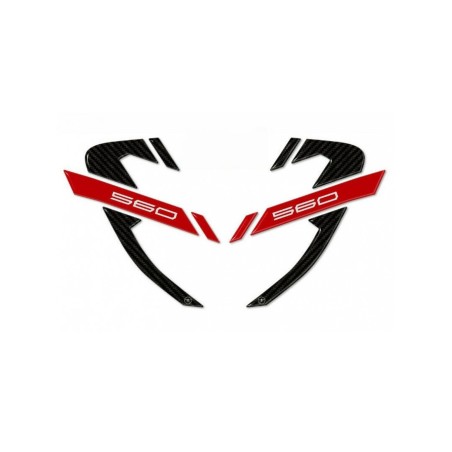 2 ADESIVI gel 3D PARASPIGOLI CARENE scooter compatibili YAMAHA TMAX 560 2020-21