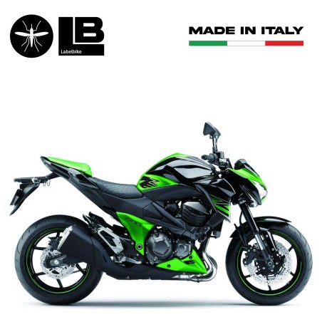 Adhesivos protectores laterales del depósito Z800 compatibles con motos Kawasaki de carbono