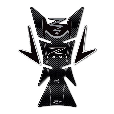 Adhesivo Protector Depósito Moto 3D Compatible con Z800 Kawasaki Z 800 carbon