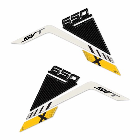 Adhesivos 3D Protección Lateral Depósito compatibles con QJ Motor SVT 650