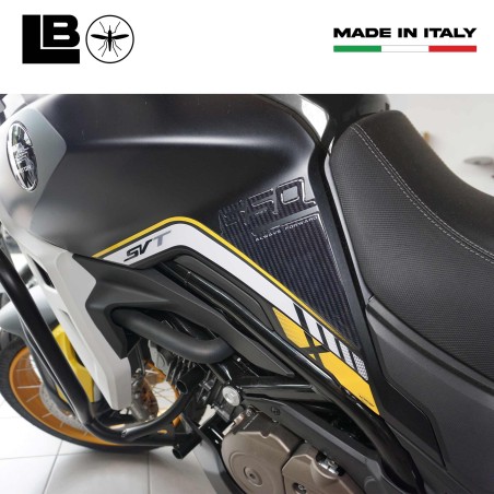3D Stickers Side Tank Protections Compatible with QJ Motor SVT 650 X