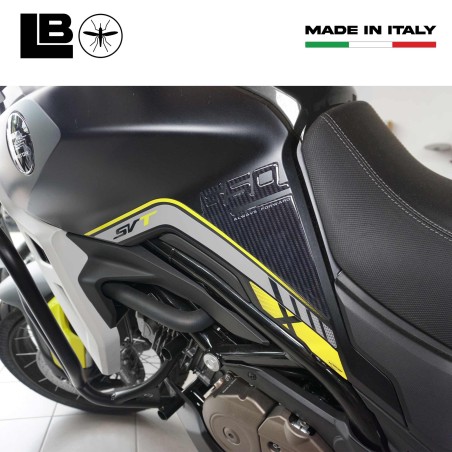 3D Stickers Side Tank Protections Compatible with QJ Motor SVT 650 X