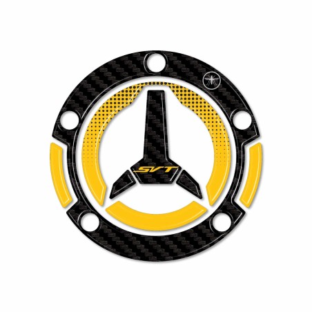 Adhesivo de protección para tapa de combustible de motocicleta 3D compatible con QJ Motor SVT 650
