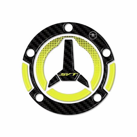 Adesivo 3D Protezione Tappo Serbatoio moto compatibile con QJ Motor SVT 650 X