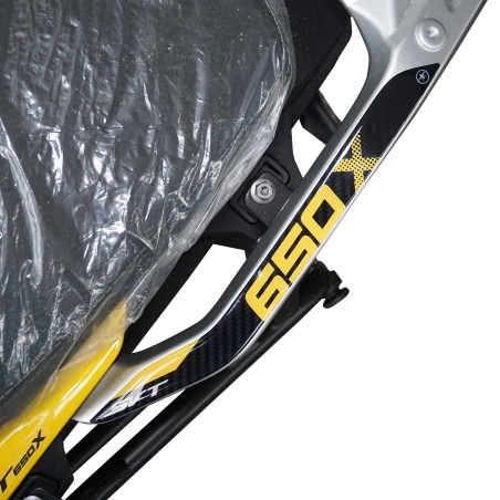 Adesivi 3D Protezioni maniglie passeggero compatibili con QJ Motor SVT 650 X