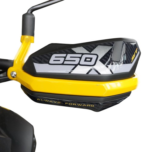 Adesivi resina 3D Protezione Paramani moto compatibile con QJ Motor SVT 650 X