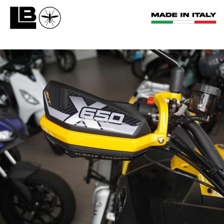 Adesivi resina 3D Protezione Paramani moto compatibile con QJ Motor SVT 650 X