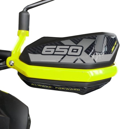Adhesivos 3D de resina para protección de paramanos de moto compatibles con QJ Motor SVT 650
